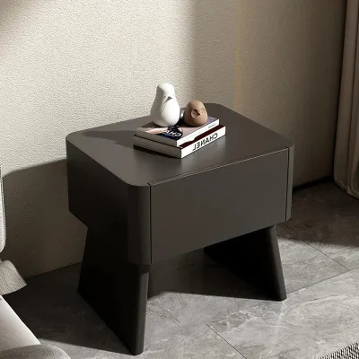 Nordic Wooden Nightstand Set with 2 Drawers and Free Shipping
