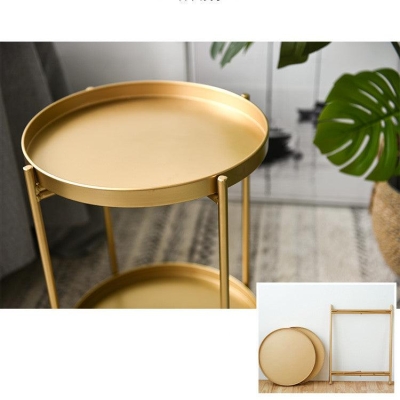 Marble Elegance Living Room Side Table