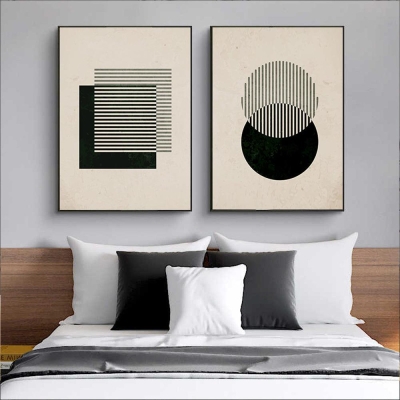 Sophisticated Abstract Canvas Wall Art Collection for Elegant Living Spaces