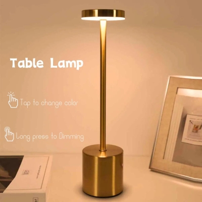 Versatile Rechargeable LED Table Lamp with Three Color Options