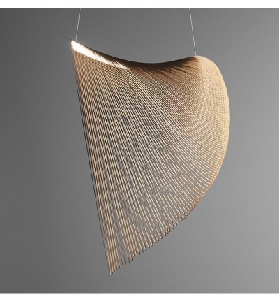 Modern Wood Chandelier Bar Table Lamp with LED Light