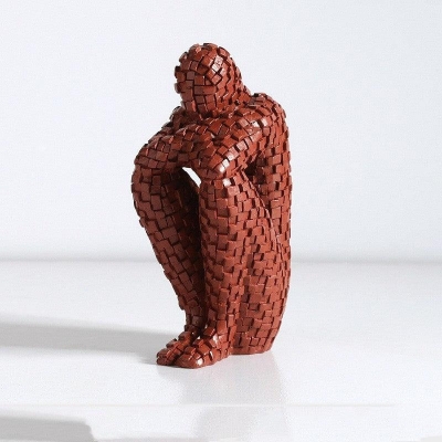 Creative Resin Manikin Sculpture for Home Decor
