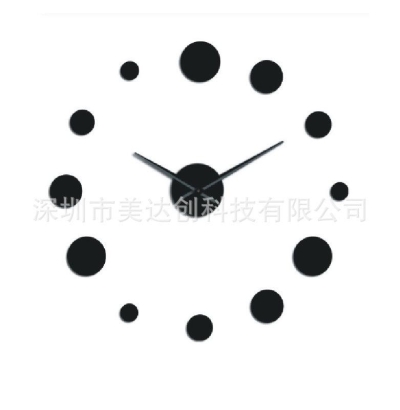 Creative DIY Stereo Wall Clock Kit - Modern Home Decor Piece