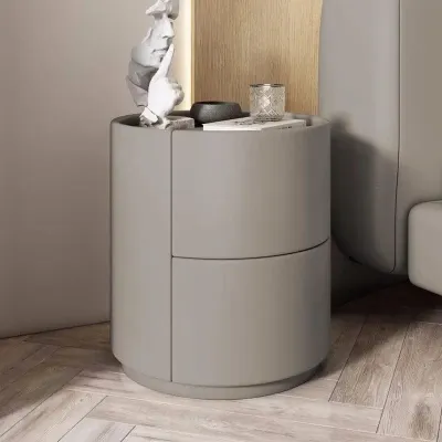 Nordic Pine Wood Nightstands with Drawer - Minimalist Modern Bedside Furniture