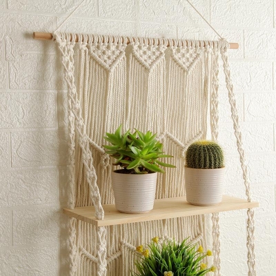 Bohemian Hand-Woven Tapestry Rack - Modern and Simple Design