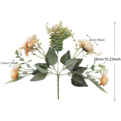 Autumn Bliss Silk Rose Home Decor Accent
