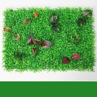 Verdant Oasis Botanical Panel - Premium Plastic Flower Wall Art