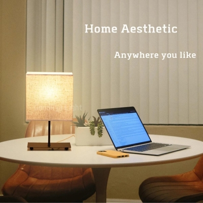 Japanese Style USB Dimmable Retro Table Lamp | Elegant Home Lighting Solution