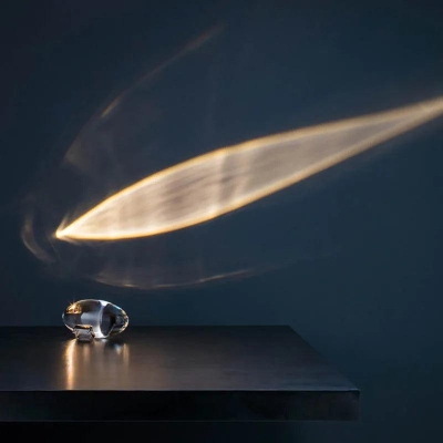 Sky Crystal Elegance - Luxurious Italian Crystal Table Lamp