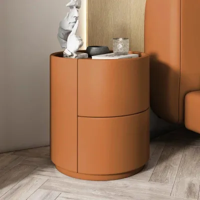 Nordic Pine Wood Nightstands with Drawer - Minimalist Modern Bedside Furniture