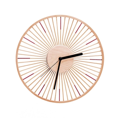 Japanese Style Wall Clock Solid Wood Clock Clock Living Room