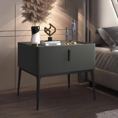 Nordic Style Minimalist Nightstands Set for Bedroom - Wooden Drawer Organizers