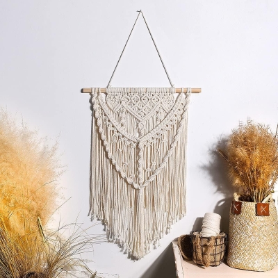 Macrame Wall Hanging Woven Tapestry - Boho Wall Decor