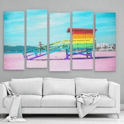Five-Piece Abstract Canvas Wall Art Set
