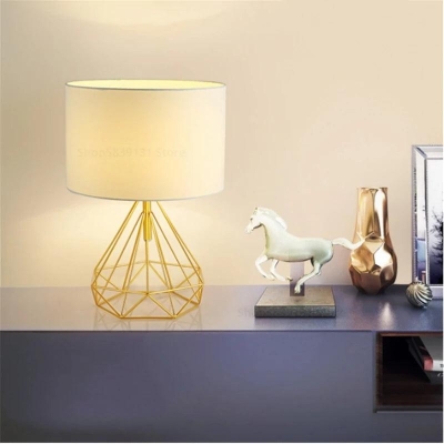 Nordic Retro Gold Geometric Table Lamp