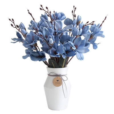 Magnolia Silk Flower Arrangement - Premium Home Decor and Wedding Photography Props
