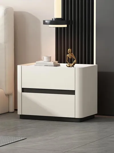 Luxury Italian Design Nightstands with Drawer - Stylish Bedside Tables for Bedroom