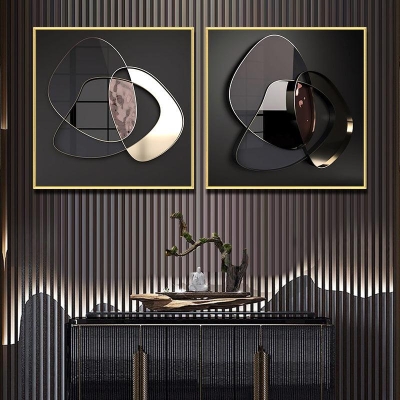 Sophisticated Abstract Metal Wall Art Collection - Elegant Home Decor