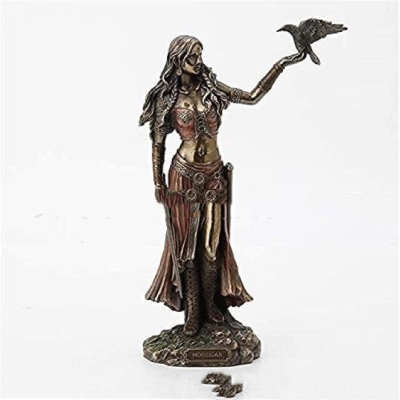 Morrigan Resin Figurine - Hand-Painted European Style Cartoon Sculpture