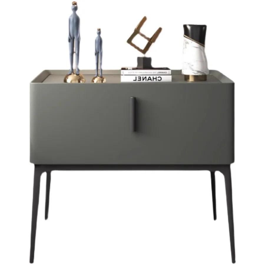 Nordic Style Minimalist Nightstands Set for Bedroom - Wooden Drawer Organizers