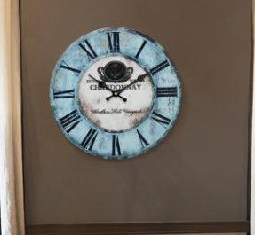 Retro Style Digital Wall Clock with MDF Material