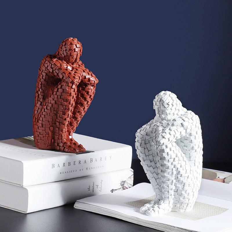 Creative Resin Manikin Sculpture for Home Decor