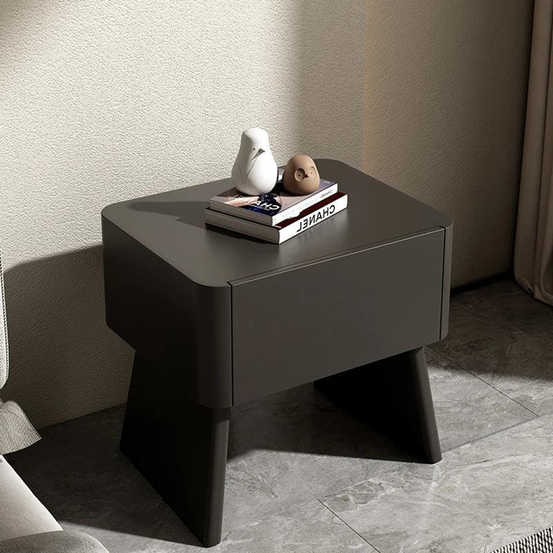 Nordic Wooden Nightstand Set with 2 Drawers and Free Shipping