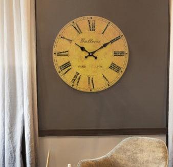 Retro Style Digital Wall Clock with MDF Material