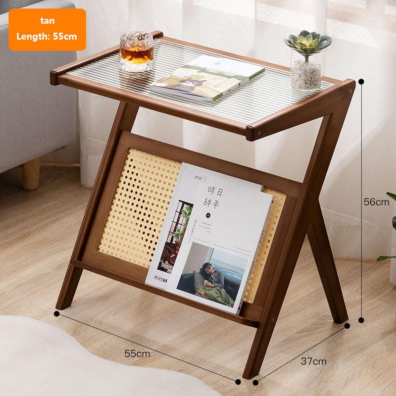 Modern Bamboo Japanese Style Tea Table - Multifunctional Storage Furniture