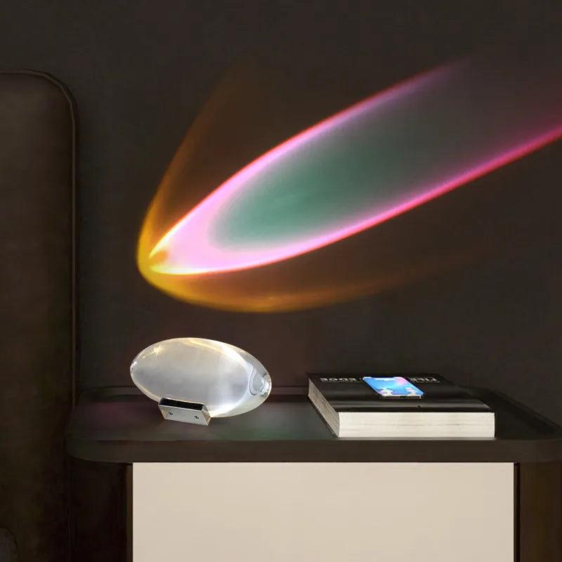 Sky Crystal Elegance - Luxurious Italian Crystal Table Lamp