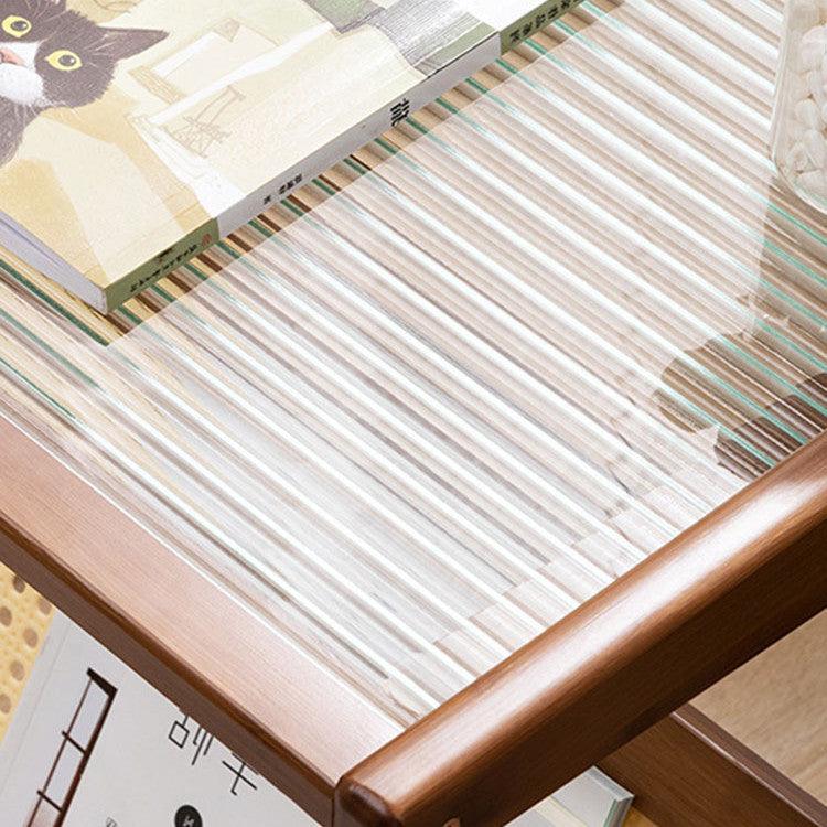 Modern Bamboo Japanese Style Tea Table - Multifunctional Storage Furniture
