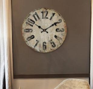 Retro Style Digital Wall Clock with MDF Material