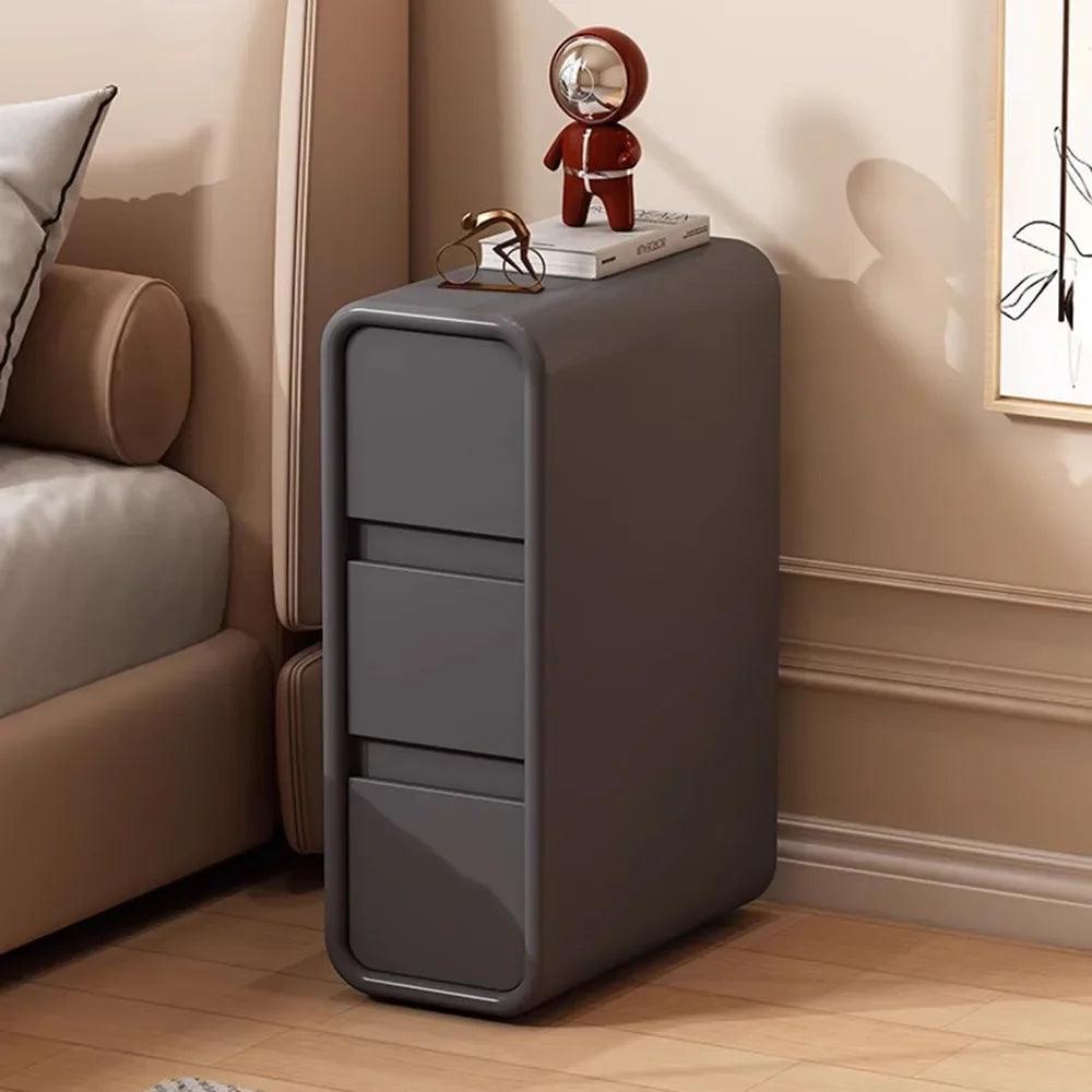 Nordic Minimalist Nightstands with European Drawers - Modern Indoor Furniture