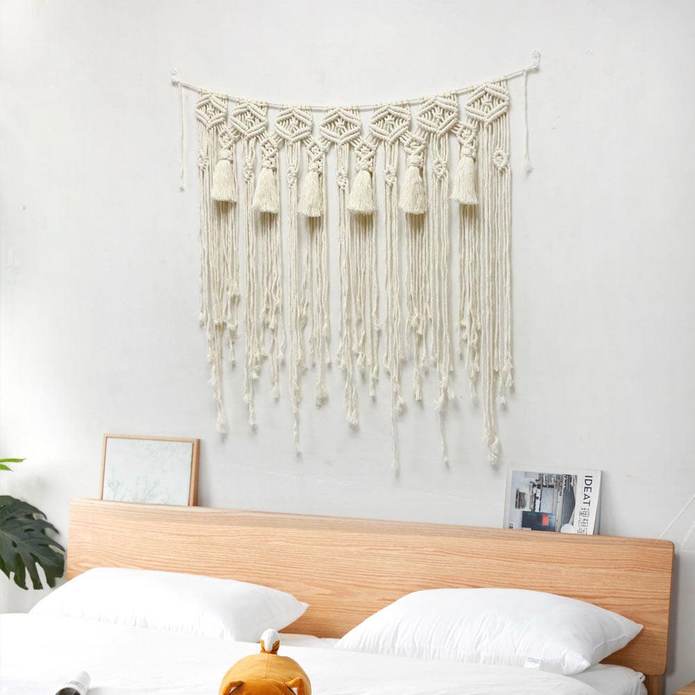 Boho Style Hand-Woven Tapestry Tassel Wall Hanging