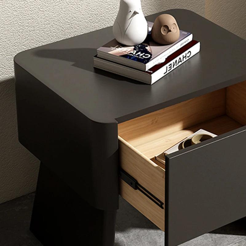 Nordic Wooden Nightstand Set with 2 Drawers and Free Shipping