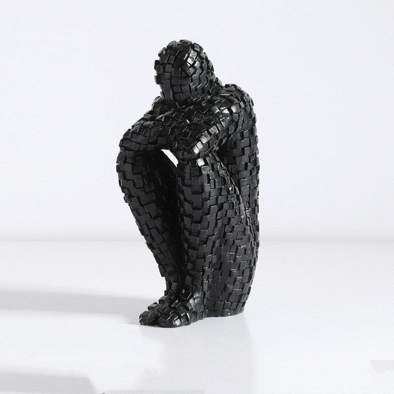 Creative Resin Manikin Sculpture for Home Decor