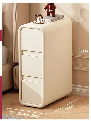 Nordic Minimalist Nightstands with European Drawers - Modern Indoor Furniture
