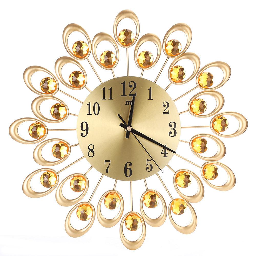 Ironclad Round Wall Clock with Personalized Charm