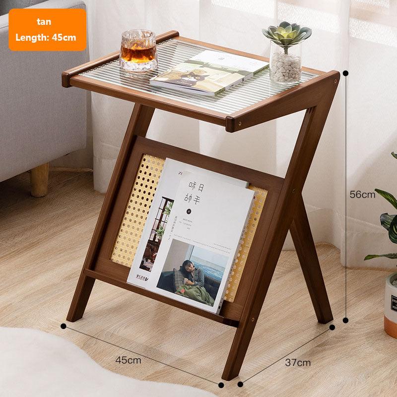 Modern Bamboo Japanese Style Tea Table - Multifunctional Storage Furniture