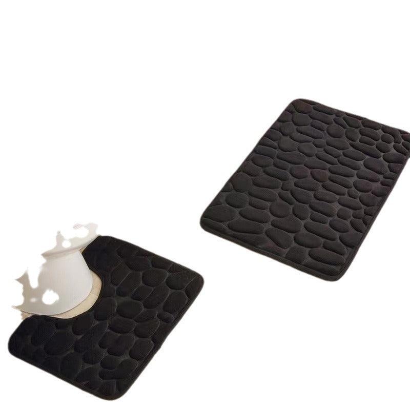 Cozy U-shaped Memory Foam Floor Mat Set - 3 Piece Pack