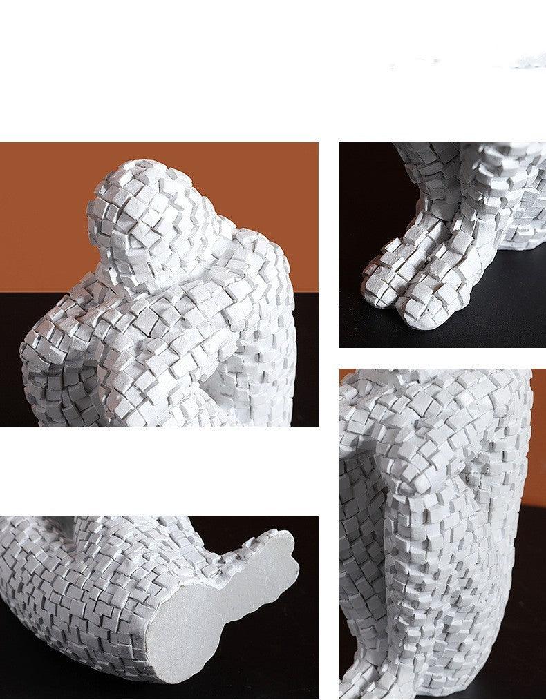 Creative Resin Manikin Sculpture for Home Decor