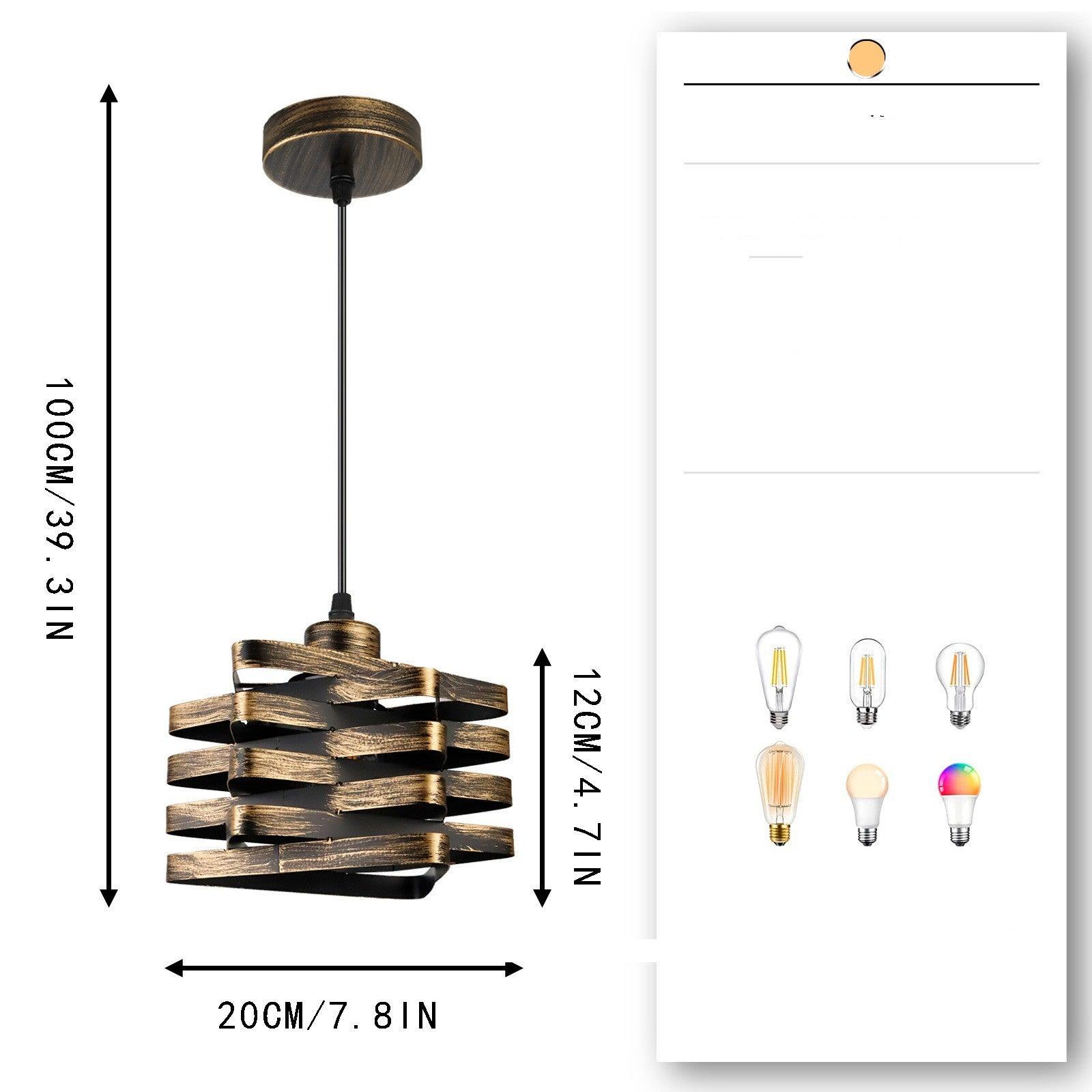 Elegant Vintage Iron Pendant Chandelier for Home Decor