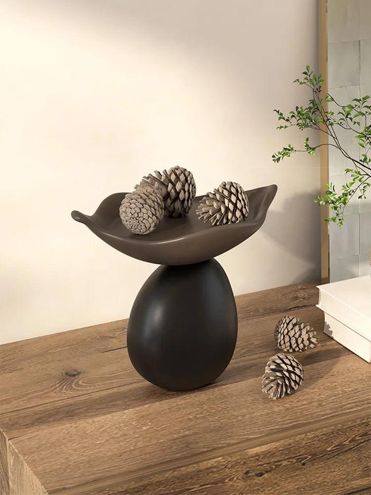 Serenity Orb Storage Sculpture - Abstract Desktop Decor