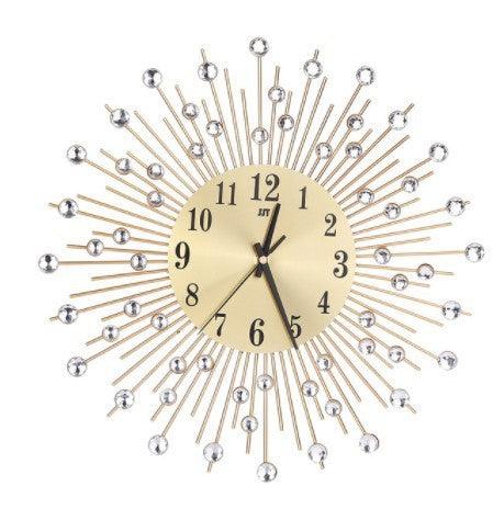 Ironclad Round Wall Clock with Personalized Charm
