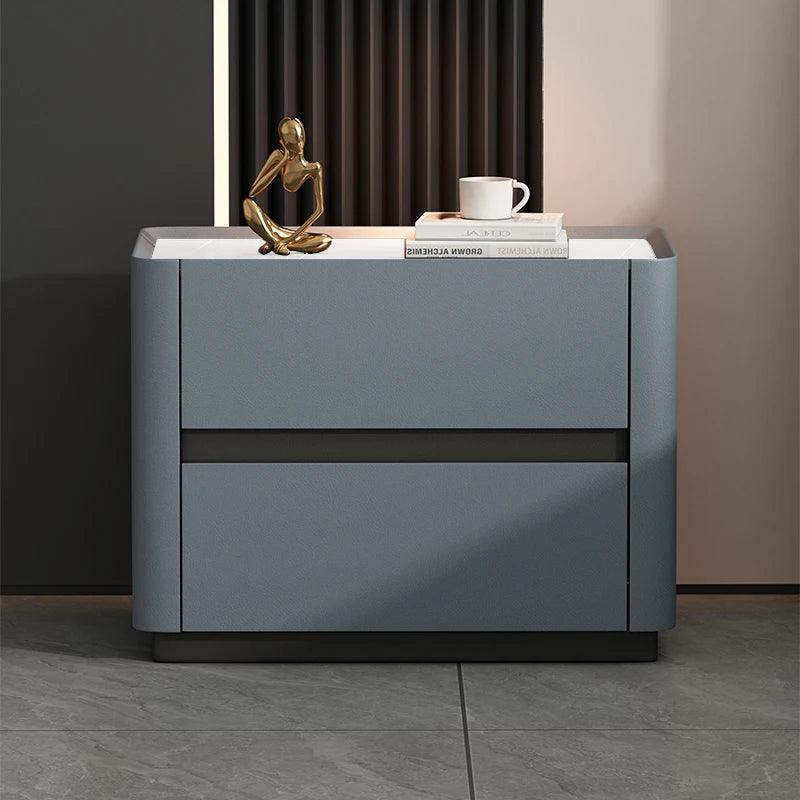 Luxury Italian Design Nightstands with Drawer - Stylish Bedside Tables for Bedroom