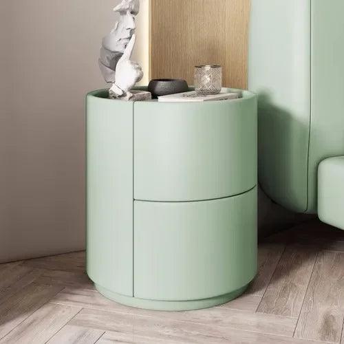 Nordic Pine Wood Nightstands with Drawer - Minimalist Modern Bedside Furniture