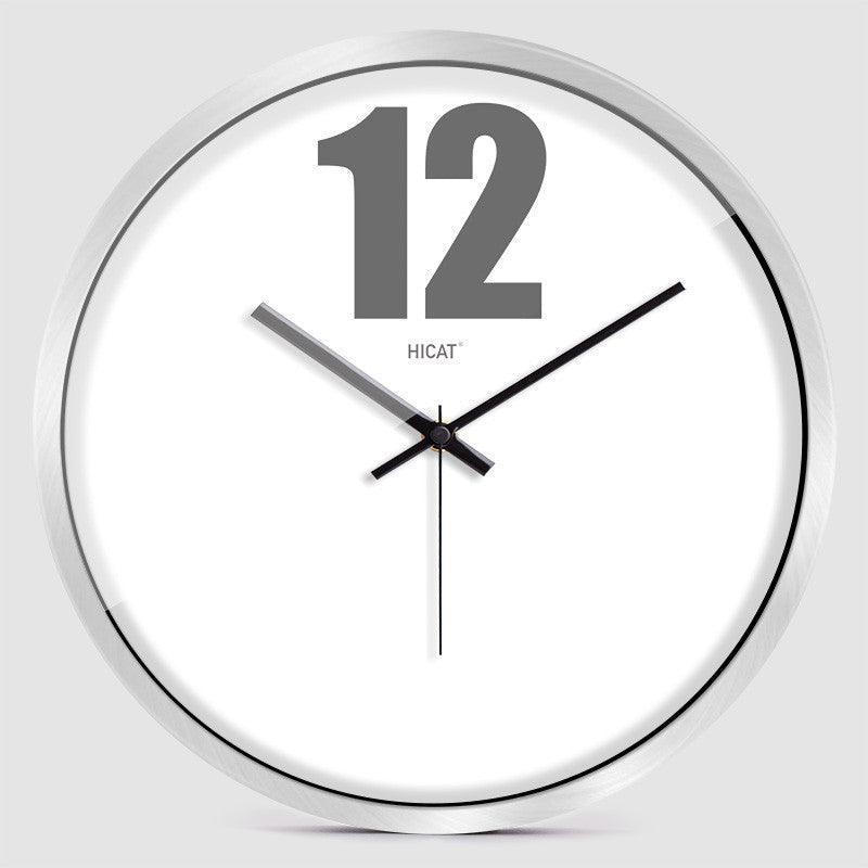 Silent Quartz Wall Clock with Creative Design - Modern Bedroom Decor
