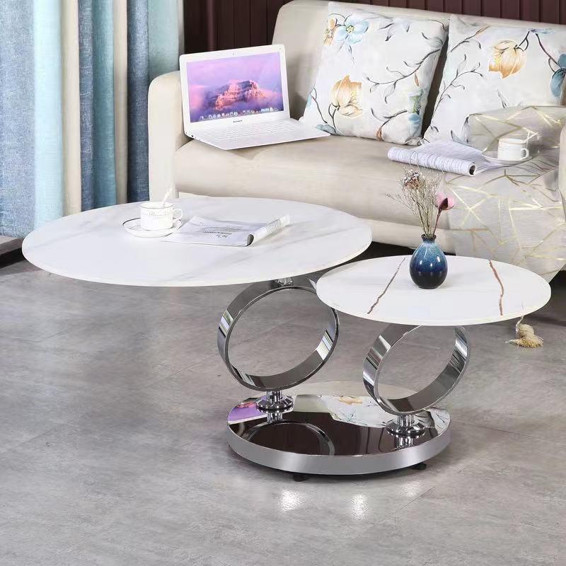 Round Marble Round Table - Multifunctional Slate Folding