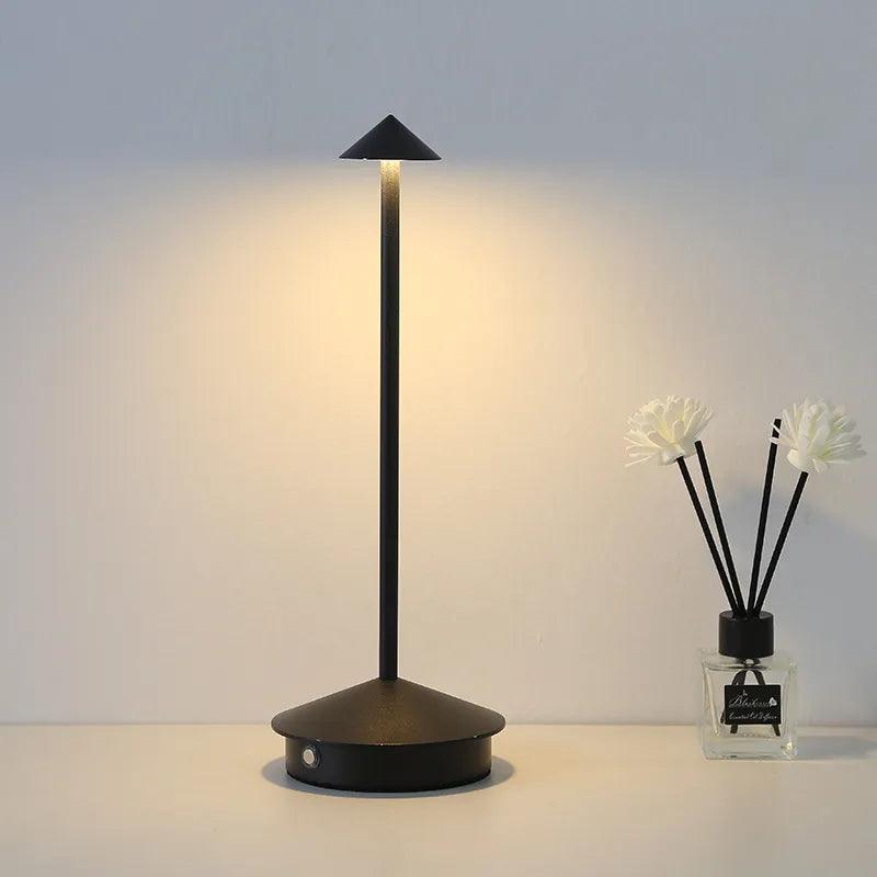 Touch-Sensitive LED Wireless Table Lamp for Home | Rechargeable Night Light