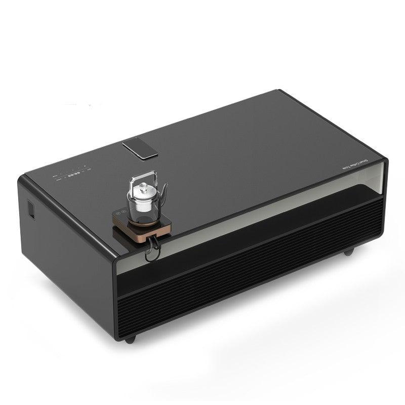 Coffee Table Refrigerator with Tempered Glass Panel - Modern Living Room Essential
